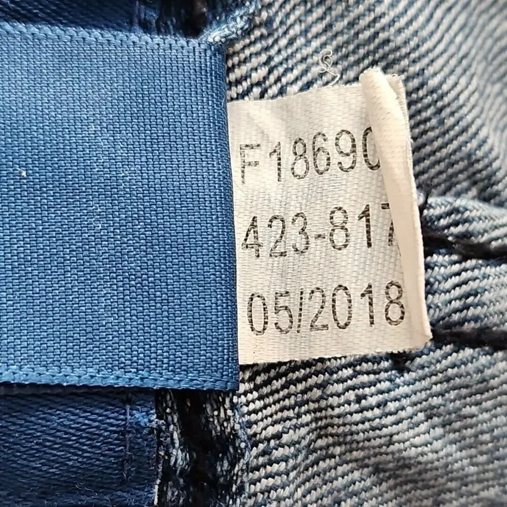 Arizona Jeans Misses‎ Size 14R (W28 x L28) Blue Moto Slim Fit Tapered Leg